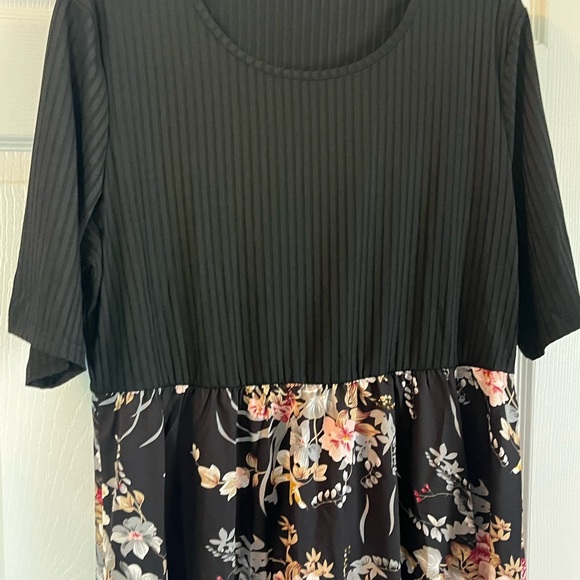 Women Plus Size Elegant Beach Holiday Floral Print Summer Vacation Dress 16W - Picture 7 of 8